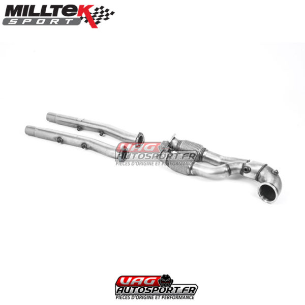 Downpipe avec Decat et Bypass FAP - Audi RS3 8V & TT RS 8S & RSQ3 F3 2020+ - 2.5 TFSI EVO 400cv - SSXAU897 - Milltek