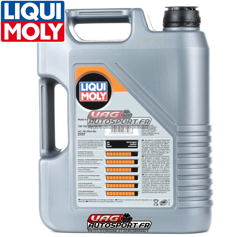 LIQUI MOLY TOP TEC 4200 5W30 Engine Oil NEW GENERATION 5L 3707 504.00  507.00 LL