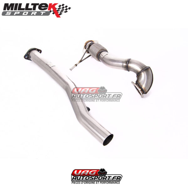 Grosse Downpipe avec remplacement de catalyseur pour ligne 76.20mm - Audi TT 180 / 225 Coupe / Roadster  - SSXAU432 - Milltek