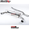 Demi-ligne (CatBack) - Sans silencieux intermédiaire - Sorties GT100 - VW Golf Mk4 R32 3.2 V6 4WD - SSXVW136 - Milltek – Image 2