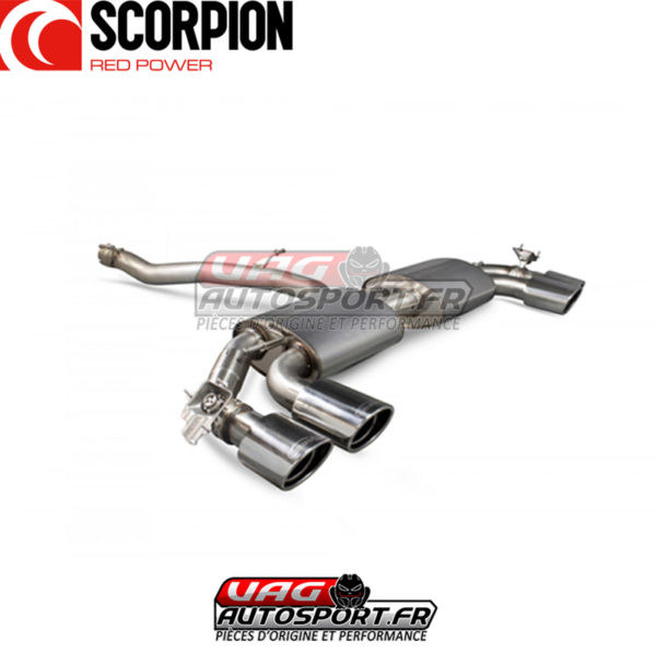 Demi-ligne / Cat-back - AUDI TT S Mk3 - SAUS055 - Scorpion – Image 2