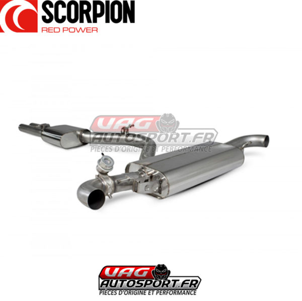 Demi-ligne d'échappement / Cat-back (ligne après cata) inox Audi TT RS MK2 - SAU077 - Scorpion