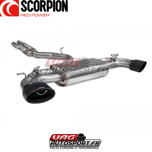 Cat-back INOX sans intermediaire avec valves - Audi TTRS MK3 8S - 2.5 TFSI EVO - SAUS081CF - Scorpion – Image 2