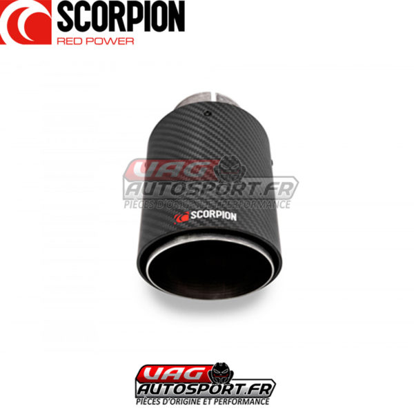 Demi-ligne d'échappement INOX avec silencieux et valves - Audi S3 8Y Sportback - SAU093CF - Scorpion – Image 6