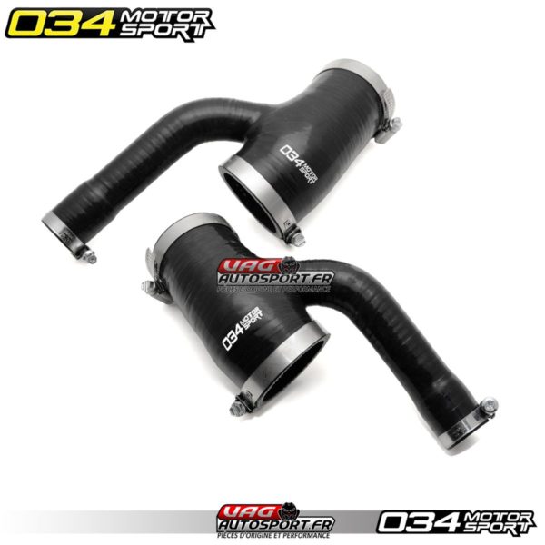 Durites Y-Pipe renforcées en silicone - Audi S4 2.7T - 034-108-3002 - 034Motorsport