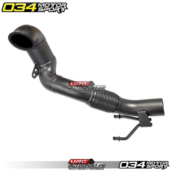 Downpipe Inox moulé 034Motorsport pour Audi A3/S3 8V et VW Golf R Mk7 - 2.0 TSI EA888.3 - 034-105-4041-AWD