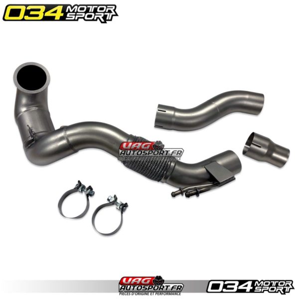 Downpipe Inox CataSport Racing - 034Motorsport pour VW Golf/GTI Mk7 & Audi A3 8V FWD - Réf. 034-105-4041-FWD – Image 13