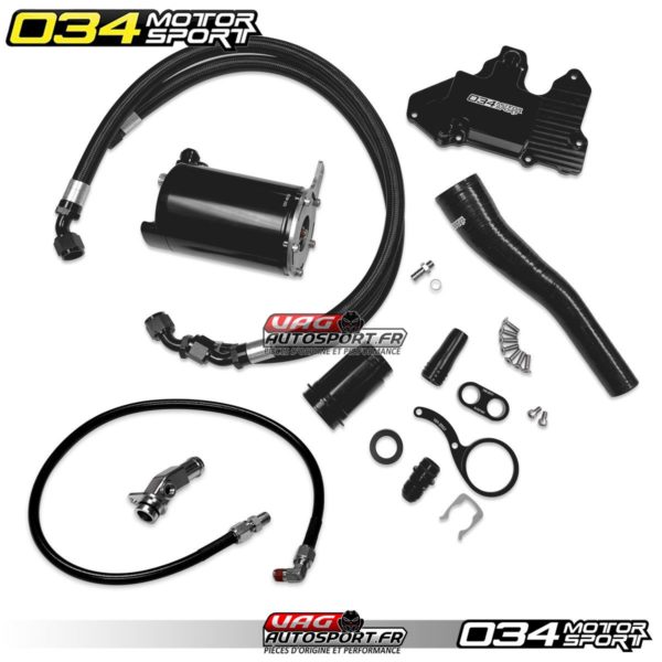 Kit Catch Can Stage 2 034Motorsport - Audi S3 8V/8V.5 & VW Golf R Mk7/Mk7.5 AWD - Réf. 034-101-1020