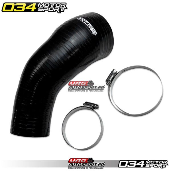 Durite admission silicone renforcée pour Audi B8 A4/A5 2.0 TFSI - 034-145-A028-BLK - 034Motorsport