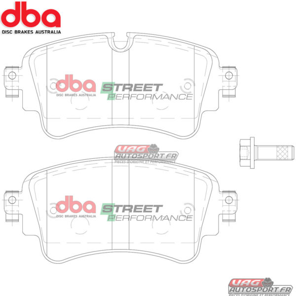 Kit Freins DBA : Disques Street Series T2 Slotted + Plaquettes de frein Street Performancen (2x DBA2847S + DB15032SP) – Image 3