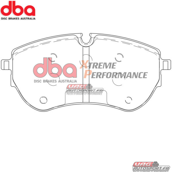 Kit freins DBA BRAKES - Disques 4000 Series T3 Slotted + Plaquettes de frein Xtreme Performance (2x DBA42776S + DB15001XP) – Image 3