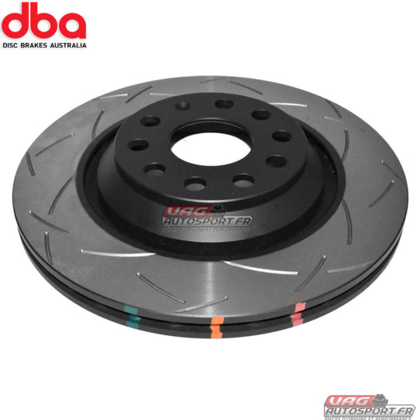 Pack freinage - DBA BRAKES -Disques 4000 Series T3 Slotted + Plaquettes de frein Xtreme Performance (2x DBA42809S + DB15006XP) – Image 2