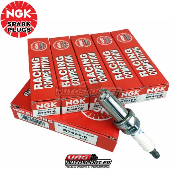 Bougies NGK Racing pour moteur 2.5 TFSI EVO R7437-9 – Image 3